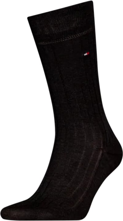 Tommy Hilfiger Herensokken Premium Rib Fil D'ecosse Dark Grey Melange