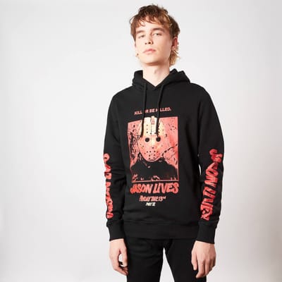 Friday 13th Jason Lives Unisex Hoodie - Zwart - S - Zwart