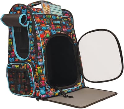Ergonomische Honden en Katten Rugzak Transporttas tot 5 kg - Reizen en Wandelen