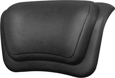 Badkussen Voor in Bad - Badkussen Met Zuignappen - Ergonomisch 3D Badkussen - Geschikt Voor in Bad En Jacuzzi - Zwart