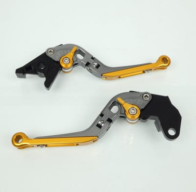 Levier frein embrayage repliable alu pour moto Suzuki 750 Gsx-R 1997 à 2003 Neuf