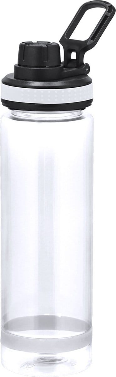 Bellatio Design Waterfles/drinkfles sport bidon Olympic Champion - transparant - RPET kunststof - 700 ml - schroefdop