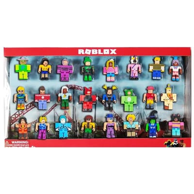 Roblox 24 Stuks Plastic Actiefiguren Verzamelaar Virtuele Wereld Karakter Beeldjes Bureau Decoratie Ornamenten Doos Verpakt Ontworpen Voor Kinderen gray