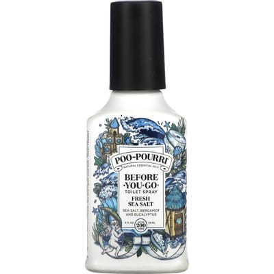Poo-Pourri, Disposable Toilet Spray, Fresh Sea Salt, 118 Ml (4 Fl Oz)