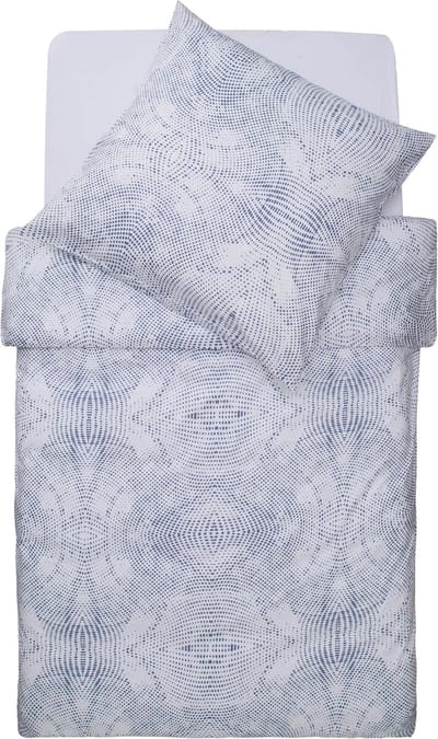Lumaland beddengoedset met stippendessin in de maat 135 x 200 (dekbedovertrek) cm en 80 x 80 cm (kussensloop) 100 % Renforcé katoen