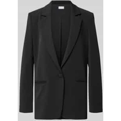 Relaxed fit blazer met paspelzakken