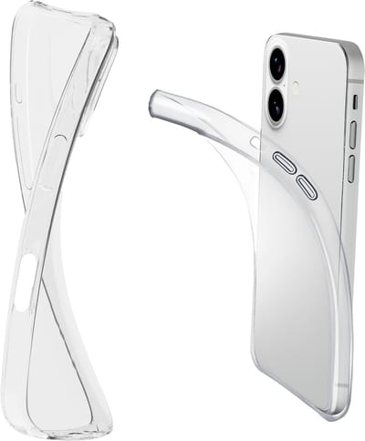 Cellularline FINECIPH17T mobiele telefoon behuizingen Hoes Transparant
