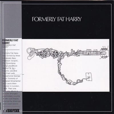 Formerly Fat Harry - Formerly Fat Harry (CD)