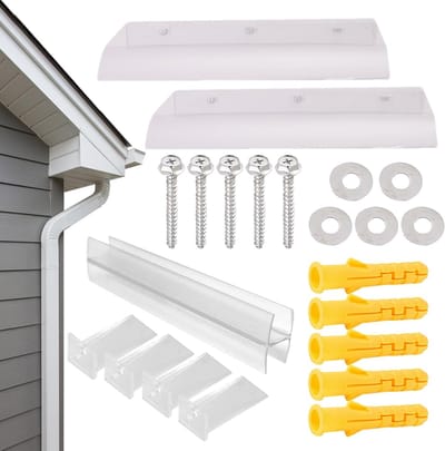 Voordeurluifel Buitenluifel - Patio Raamafdekking - Bescherming Buiten - Hittebestendig Materiaal - 40x100 CM - Transparant