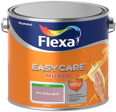 Flexa - Easycare Muren - Iets Aubergine - Mengverf - 2,5 L