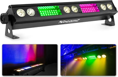Lichteffect - BeamZ LSB340 2-in-1 multi effect LED BAR met 6x warm witte LED's