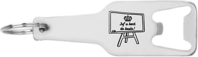 Akyol - juf u bent de beste flesopener - Juf - cadeaupakket juf - einde schooljaar - afscheid - leuk cadeau voor je juf om te geven - 105 x 25mm