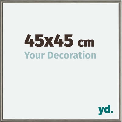 Your Decoration - Fotolijst 45x45 cm - Aluminium - Mercury Structuur - New York