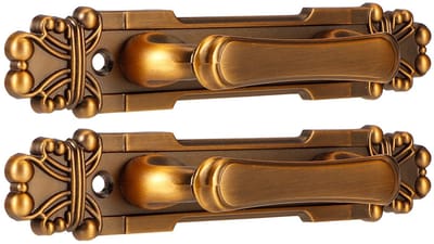 Dailygoods- Deurklinken Antiek - Deurklinken Zwart - Deurklinken Voor Binnen - Deurgreep Messing - Meubelaccessoires - Hoogwaardige Zinklegering - Deurgrepen