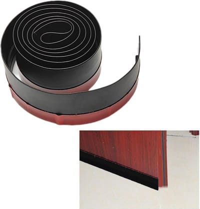 Dailygoods- Doucheafdichting Waterdicht - Afdichtstrip Douchedeur - Extra Dikke Rubber - Eenvoudig te Monteren - Snijbaar - Geluiddicht
