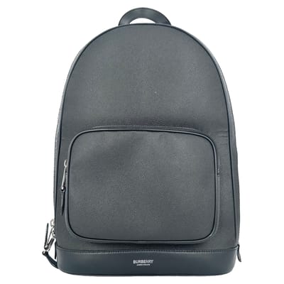 Burberry Rocco rugzak in zwart generfd leer