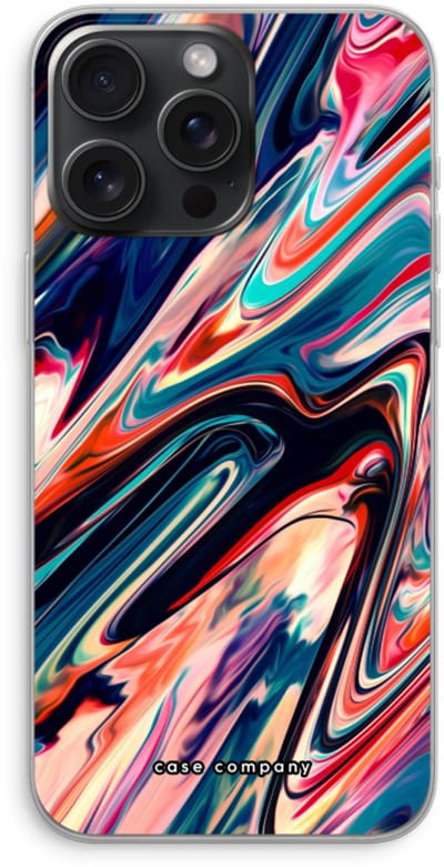 Case Company® - Hoesje geschikt voor iPhone 15 Pro Max hoesje - Quantum Being - Soft Cover Telefoonhoesje - Bescherming aan alle Kanten en Schermrand