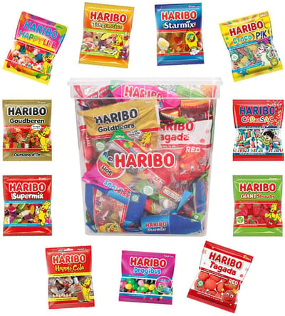 Haribo Mega-Fête x Super Party snoepzakjes mix - Strooigoed - Haribo snoep - snoepcadeau - snoep voor kinderen - 1960g