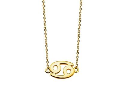 Kreeft Ketting Gold-plated Zodiac ZN007G