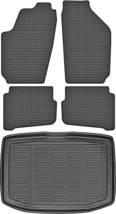 Max-Dywanik Serie - Skoda Fabia I Hatchback - Bagażnik en Dywaniki Set - 1999-2008