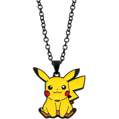 Anime Pokemon Metalen Speelgoed Schattig Figuur Pikachu Squirtle Psyduck Charmander Feestornament Cosplay Cadeau Duurzaam Premium Kwaliteit yellow