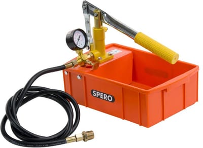 SPERO Afperspomp SAP1001 – 4L Stalen Druktestpomp tot 40 Bar – Voor Leiding-, CV- & Sanitairtesten