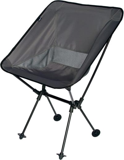 Luxe Opvouwbare Campingstoel met Hoge Rugleuning voor Buitenactiviteiten