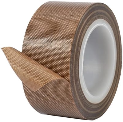 Hoge Temperatuur Plakband - Teflon Tape - Hittebestendig - 30mm x 10m - Voor Vacuümapparaat - Handverzegeling - Impulsverzegeling