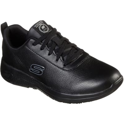 Skechers Dames Marsing Gmina Slipbestendige Leren Schoenen