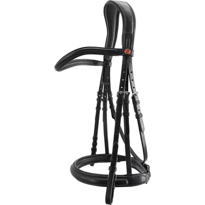 Hoofdstel Kieffer Ultrasoft® Sue Arched Leather Browband