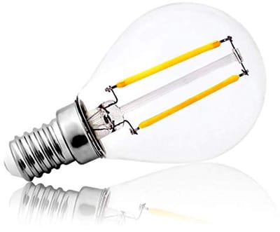 Kwazar Luminaire LED-lamp Filament E14 G45 2W=20W 200lm Neutraal wit