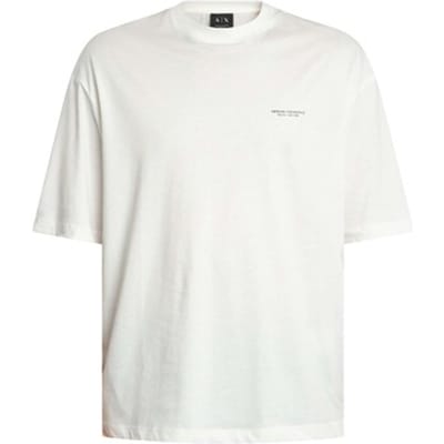 T-shirt Korte Mouw EAX Losse achterkant T-shirt met print