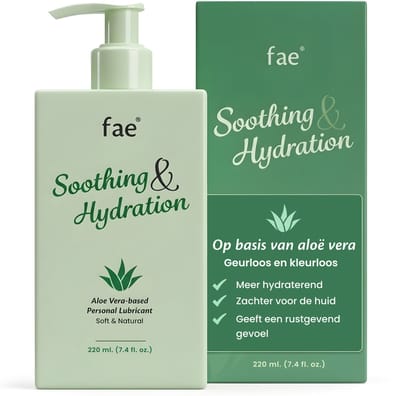 Fae Glijmiddel Waterbasis met Aloë Vera - Lubricant 220ml - Veilig voor Condooms & Sex Speeltjes - Lube - voor de Gevoelige huid