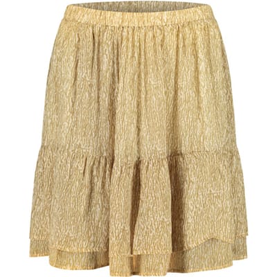 Circle of Trust Liv Skirt Khaki Animal Size: XS | Mini Skirts Outlet | Dames | Goud