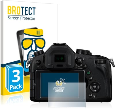 BROTECT - Screenprotector voor Panasonic Lumix DMC-FZ1000 - Folie Beschermfolie Beschermglas matte 3 Stuks