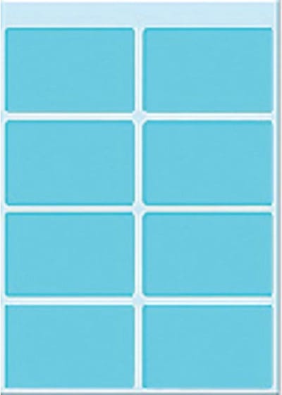 Etiket herma 3693 25x40mm blauw 40st | 10 stuks