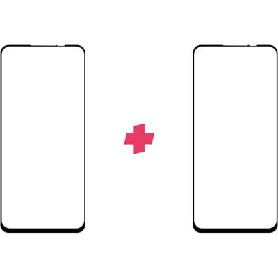 DuoPack: OPPO A54 4G screenprotector gehard glas Edge to Edge