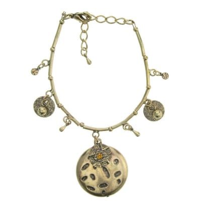 Behave - armband met cirkelhanger - etnische festivalstijl