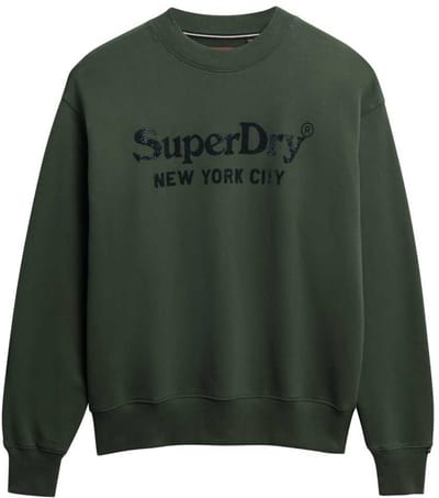 Superdry Brand Mark Loose Fit Sweatshirt Groen 2XS Vrouw