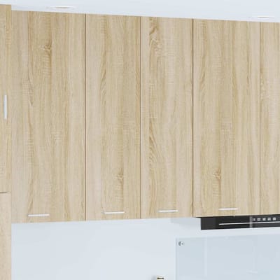 vidaXL - Hangkast - Sonoma - Eik - 60 - x - 31 - x - 100 - cm - Bewerkt - hout