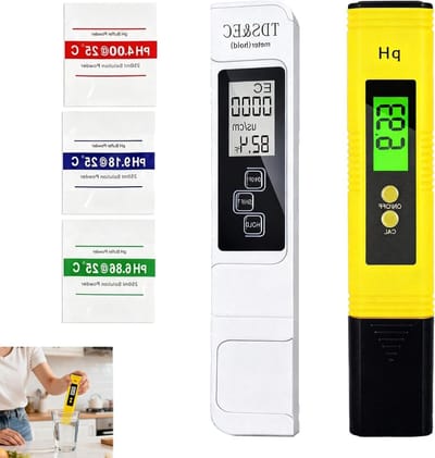 4 in 1 Waterkwaliteit Tester voor pH en TDS, Nauwkeurige EC Meter met Temperatuurcompensatie, Ideaal voor Aquarium en Zwembad Analyse