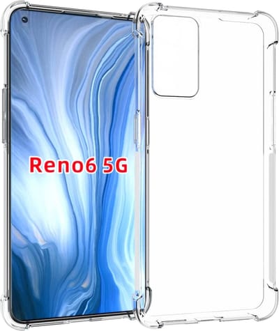 Shockproof Soft TPU hoesje Silicone Case Geschikt voor: Oppo Reno 6 5g