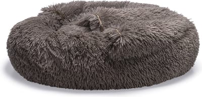Beeztees Yala - Hondenmand - Pluche - Bruin - Dia. 60 cm