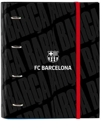 Safta Fc Barcelona A4 100 Sheets 27x32x3.5 Cm Map Zwart Kinderen