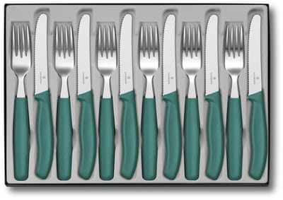 Victorinox Swiss Classic Tafelset 12st - Groen - Kartel
