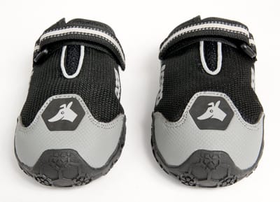 4 season hondenschoen Eqdog S - zwart/grijs 70 mm