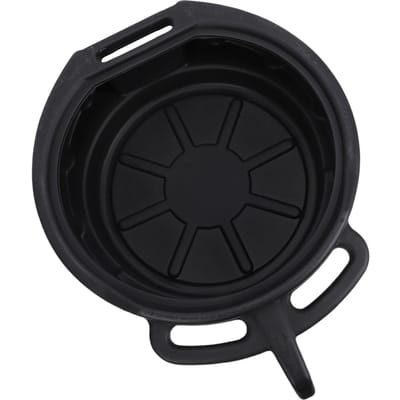 Olieopvangbak 10 liter, grote inhoud, zwarte kunststof, anti-oliedruppelbak voor auto's, vrachtwagens en motoren. black