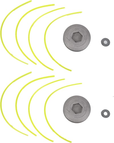 Dubbele Kop Benzine Bosmaaier Accessoires, 2 Stuks Molen Touw en Spoel voor Grasmaaier Onderdelen Vervanging, Tuin Gereedschap en Accessoires