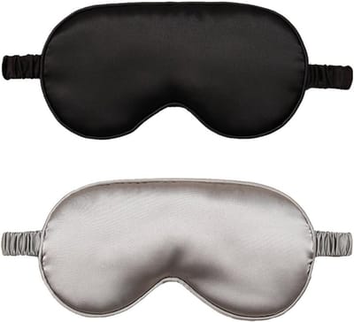 Verstelbare elastische slaapmasker met anti-rimpel functie, zacht en lichtgewicht voor reizen en dutjes, ideaal voor ontspanning en slaapkwaliteit