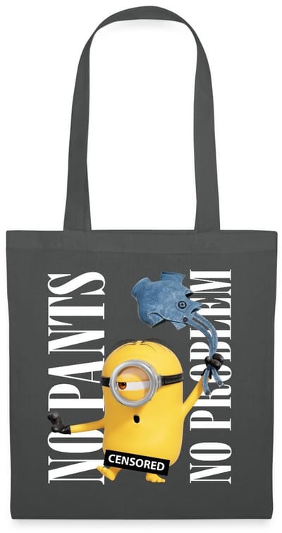 Minions Censored No Pants No Problem Tas Van Stof Schoudertas